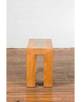 Chinese Vintage Wooden Bench with Antique Courtyard Stone Top Inlay-10. Asian & Chinese Furniture, Art, Antiques, Vintage Home Décor for sale at FEA Home