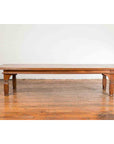 Oversized 19th Century Indonesian Coffee Table with Reeded Edge and Carved Legs-12. Asian & Chinese Furniture, Art, Antiques, Vintage Home Décor for sale at FEA Home