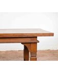 Oversized 19th Century Indonesian Coffee Table with Reeded Edge and Carved Legs-5. Asian & Chinese Furniture, Art, Antiques, Vintage Home Décor for sale at FEA Home