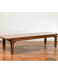 Oversized 19th Century Indonesian Coffee Table with Reeded Edge and Carved Legs-9. Asian & Chinese Furniture, Art, Antiques, Vintage Home Décor for sale at FEA Home