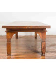 Oversized 19th Century Indonesian Coffee Table with Reeded Edge and Carved Legs-10. Asian & Chinese Furniture, Art, Antiques, Vintage Home Décor for sale at FEA Home