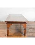 Oversized 19th Century Indonesian Madurese Coffee Table with Carved Spandrels-11. Asian & Chinese Furniture, Art, Antiques, Vintage Home Décor for sale at FEA Home