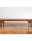 Oversized 19th Century Indonesian Madurese Coffee Table with Carved Spandrels-2. Asian & Chinese Furniture, Art, Antiques, Vintage Home Décor for sale at FEA Home