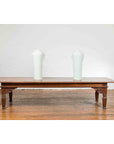Oversized 19th Century Indonesian Madurese Coffee Table with Carved Spandrels-7. Asian & Chinese Furniture, Art, Antiques, Vintage Home Décor for sale at FEA Home