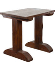 Indonesian Antique Wine Tasting Table with Rustic Appearance and Trestle Base-1. Asian & Chinese Furniture, Art, Antiques, Vintage Home Décor for sale at FEA Home