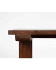 Indonesian Antique Wine Tasting Table with Rustic Appearance and Trestle Base-6. Asian & Chinese Furniture, Art, Antiques, Vintage Home Décor for sale at FEA Home