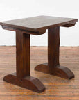 Indonesian Antique Wine Tasting Table with Rustic Appearance and Trestle Base-2. Asian & Chinese Furniture, Art, Antiques, Vintage Home Décor for sale at FEA Home
