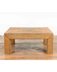 Burmese Vintage Rattan Parsons Leg Coffee Table Hand-Stitched over Wood-3. Asian & Chinese Furniture, Art, Antiques, Vintage Home Décor for sale at FEA Home