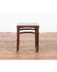 Chinese Qing Dynasty Period 19th Century Side Table with Humpback Stretchers-3. Asian & Chinese Furniture, Art, Antiques, Vintage Home Décor for sale at FEA Home