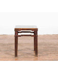 Chinese Qing Dynasty Period 19th Century Side Table with Humpback Stretchers-13. Asian & Chinese Furniture, Art, Antiques, Vintage Home Décor for sale at FEA Home