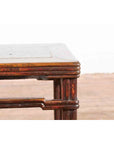 Chinese Qing Dynasty Period 19th Century Side Table with Humpback Stretchers-7. Asian & Chinese Furniture, Art, Antiques, Vintage Home Décor for sale at FEA Home