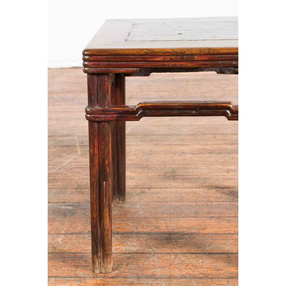 Chinese Qing Dynasty Period 19th Century Side Table with Humpback Stretchers-8. Asian & Chinese Furniture, Art, Antiques, Vintage Home Décor for sale at FEA Home