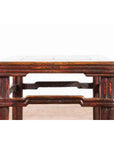 Chinese Qing Dynasty Period 19th Century Side Table with Humpback Stretchers-10. Asian & Chinese Furniture, Art, Antiques, Vintage Home Décor for sale at FEA Home