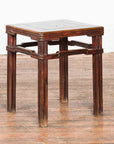 Chinese Qing Dynasty Period 19th Century Side Table with Humpback Stretchers-2. Asian & Chinese Furniture, Art, Antiques, Vintage Home Décor for sale at FEA Home