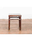 Chinese Qing Dynasty Period 19th Century Side Table with Humpback Stretchers-12. Asian & Chinese Furniture, Art, Antiques, Vintage Home Décor for sale at FEA Home