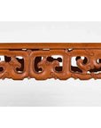 Vintage Indonesian Altar Console Table with Carved Apron and Square Feet-9. Asian & Chinese Furniture, Art, Antiques, Vintage Home Décor for sale at FEA Home