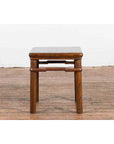 Chinese Qing Dynasty Period 19th Century Side Table with Humpback Stretchers-13. Asian & Chinese Furniture, Art, Antiques, Vintage Home Décor for sale at FEA Home