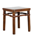 Chinese Qing Dynasty Period 19th Century Side Table with Humpback Stretchers-1. Asian & Chinese Furniture, Art, Antiques, Vintage Home Décor for sale at FEA Home