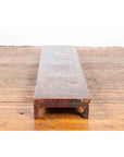 Vintage Low Kang Long Display Table Stand with Eight Carved Feet-13. Asian & Chinese Furniture, Art, Antiques, Vintage Home Décor for sale at FEA Home