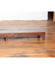 Vintage Low Kang Long Display Table Stand with Eight Carved Feet-8. Asian & Chinese Furniture, Art, Antiques, Vintage Home Décor for sale at FEA Home