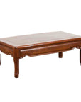 Vintage Chinese Art Deco Style Low Prayer Table with Carved Apron-1. Asian & Chinese Furniture, Art, Antiques, Vintage Home Décor for sale at FEA Home
