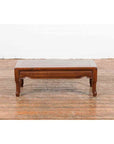 Vintage Chinese Art Deco Style Low Prayer Table with Carved Apron-4. Asian & Chinese Furniture, Art, Antiques, Vintage Home Décor for sale at FEA Home