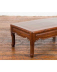 Vintage Chinese Art Deco Style Low Prayer Table with Carved Apron-7. Asian & Chinese Furniture, Art, Antiques, Vintage Home Décor for sale at FEA Home