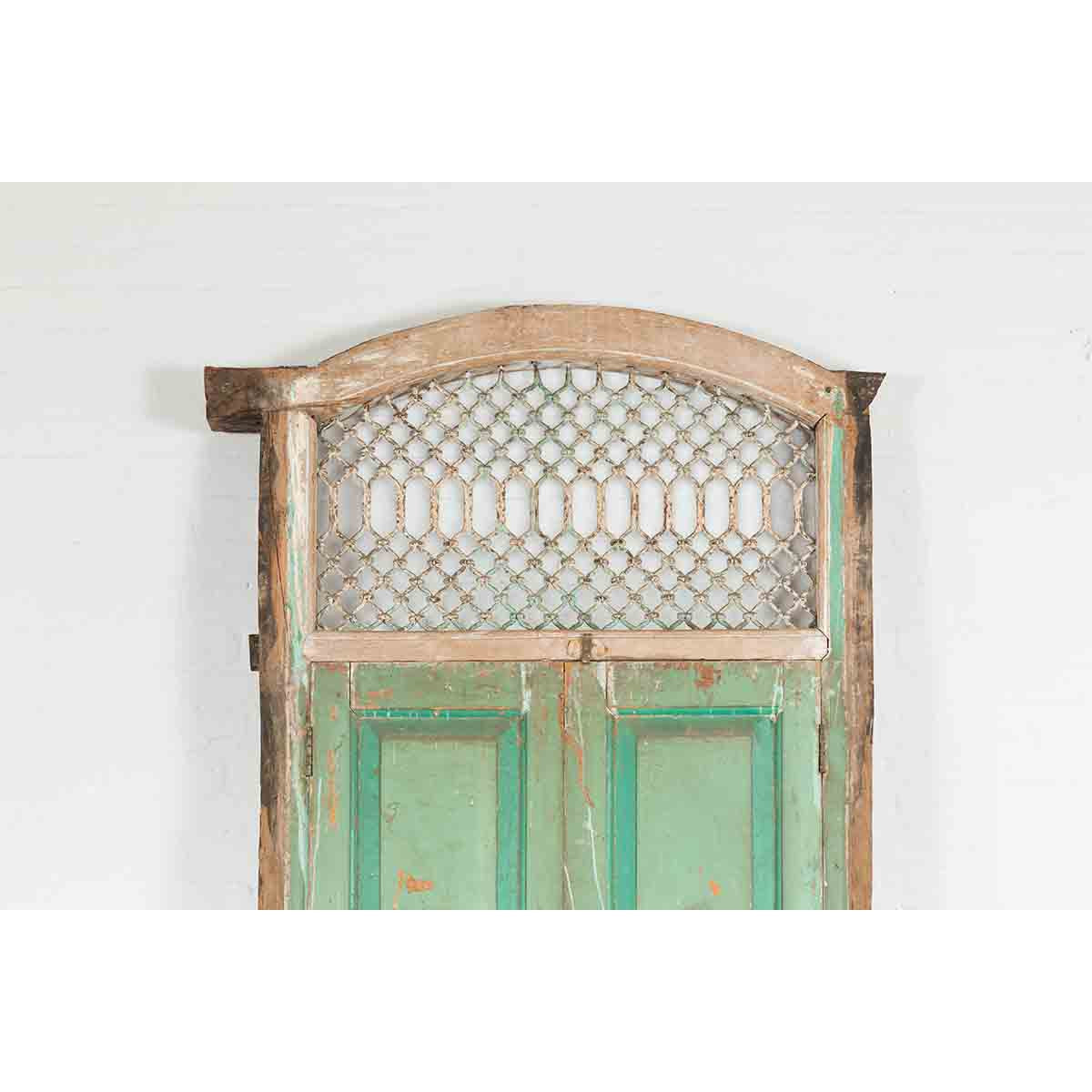19th Century Indian Wood and Grate Window-6. Asian & Chinese Furniture, Art, Antiques, Vintage Home Décor for sale at FEA Home