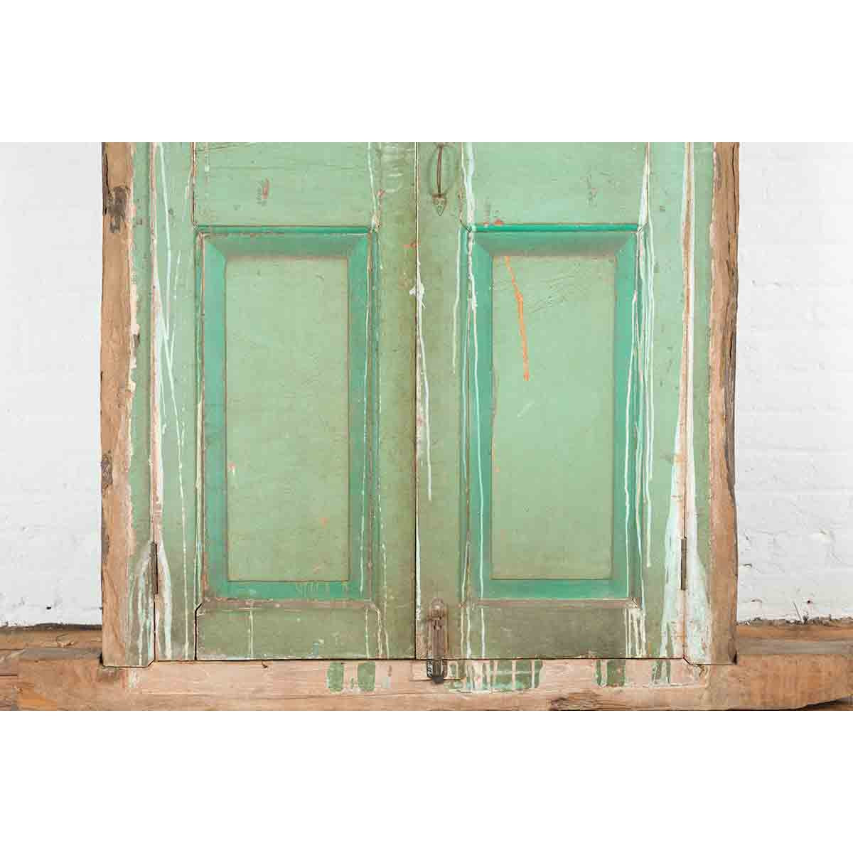 19th Century Indian Wood and Grate Window-10. Asian & Chinese Furniture, Art, Antiques, Vintage Home Décor for sale at FEA Home