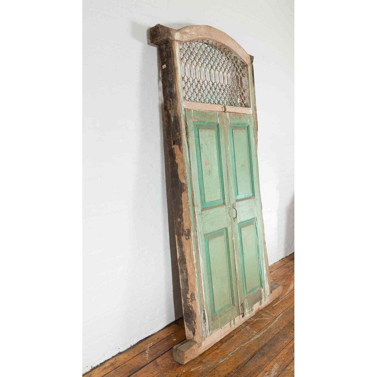 19th Century Indian Wood and Grate Window-3. Asian & Chinese Furniture, Art, Antiques, Vintage Home Décor for sale at FEA Home