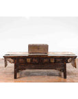 Indian 19th Century Box with Metal Sheathing and Bracketed Wooden Base-6. Asian & Chinese Furniture, Art, Antiques, Vintage Home Décor for sale at FEA Home