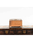 Rustic Indian 19th Century Wooden Box with Iron Details and Concentric Circles-10. Asian & Chinese Furniture, Art, Antiques, Vintage Home Décor for sale at FEA Home