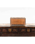 Rustic Indian 19th Century Wooden Box with Iron Details and Incised Motifs-11. Asian & Chinese Furniture, Art, Antiques, Vintage Home Décor for sale at FEA Home