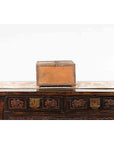 Rustic Indian 19th Century Wooden Box with Iron Details and Incised Motifs-12. Asian & Chinese Furniture, Art, Antiques, Vintage Home Décor for sale at FEA Home