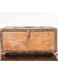 Rustic Indian 19th Century Wooden Box with Iron Details and Incised Motifs-6. Asian & Chinese Furniture, Art, Antiques, Vintage Home Décor for sale at FEA Home
