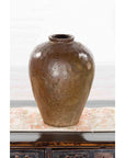 Antique Japanese 19th Century Brown Glazed Water Jar-11. Asian & Chinese Furniture, Art, Antiques, Vintage Home Décor for sale at FEA Home