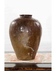 Antique Japanese 19th Century Brown Glazed Water Jar-7. Asian & Chinese Furniture, Art, Antiques, Vintage Home Décor for sale at FEA Home