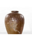 Antique Japanese 19th Century Brown Glazed Water Jar-9. Asian & Chinese Furniture, Art, Antiques, Vintage Home Décor for sale at FEA Home