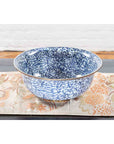 Contemporary Thai Hand-Painted Blue and White Porcelain Bowl with Floral Motifs-6. Asian & Chinese Furniture, Art, Antiques, Vintage Home Décor for sale at FEA Home