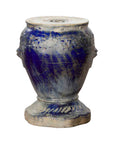 Blue Glazed Qing Dynasty Garden Seat-1. Asian & Chinese Furniture, Art, Antiques, Vintage Home Décor for sale at FEA Home