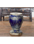 Blue Glazed Qing Dynasty Garden Seat-3. Asian & Chinese Furniture, Art, Antiques, Vintage Home Décor for sale at FEA Home