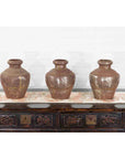 Set of Three 19th Century Antique Indian Metal Vessels-11. Asian & Chinese Furniture, Art, Antiques, Vintage Home Décor for sale at FEA Home