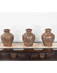 Set of Three 19th Century Antique Indian Metal Vessels-13. Asian & Chinese Furniture, Art, Antiques, Vintage Home Décor for sale at FEA Home