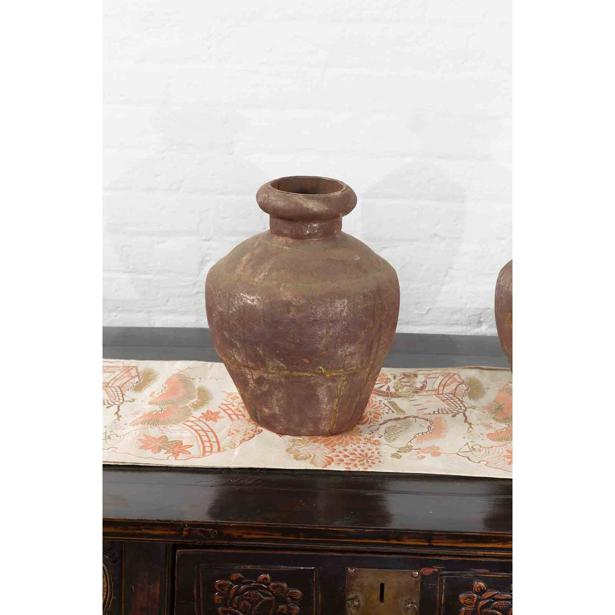 Set of Three 19th Century Antique Indian Metal Vessels-7. Asian & Chinese Furniture, Art, Antiques, Vintage Home Décor for sale at FEA Home