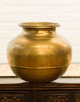 Indian 19th Century Brass Water Jug with Incised Calligraphy-2. Asian & Chinese Furniture, Art, Antiques, Vintage Home Décor for sale at FEA Home