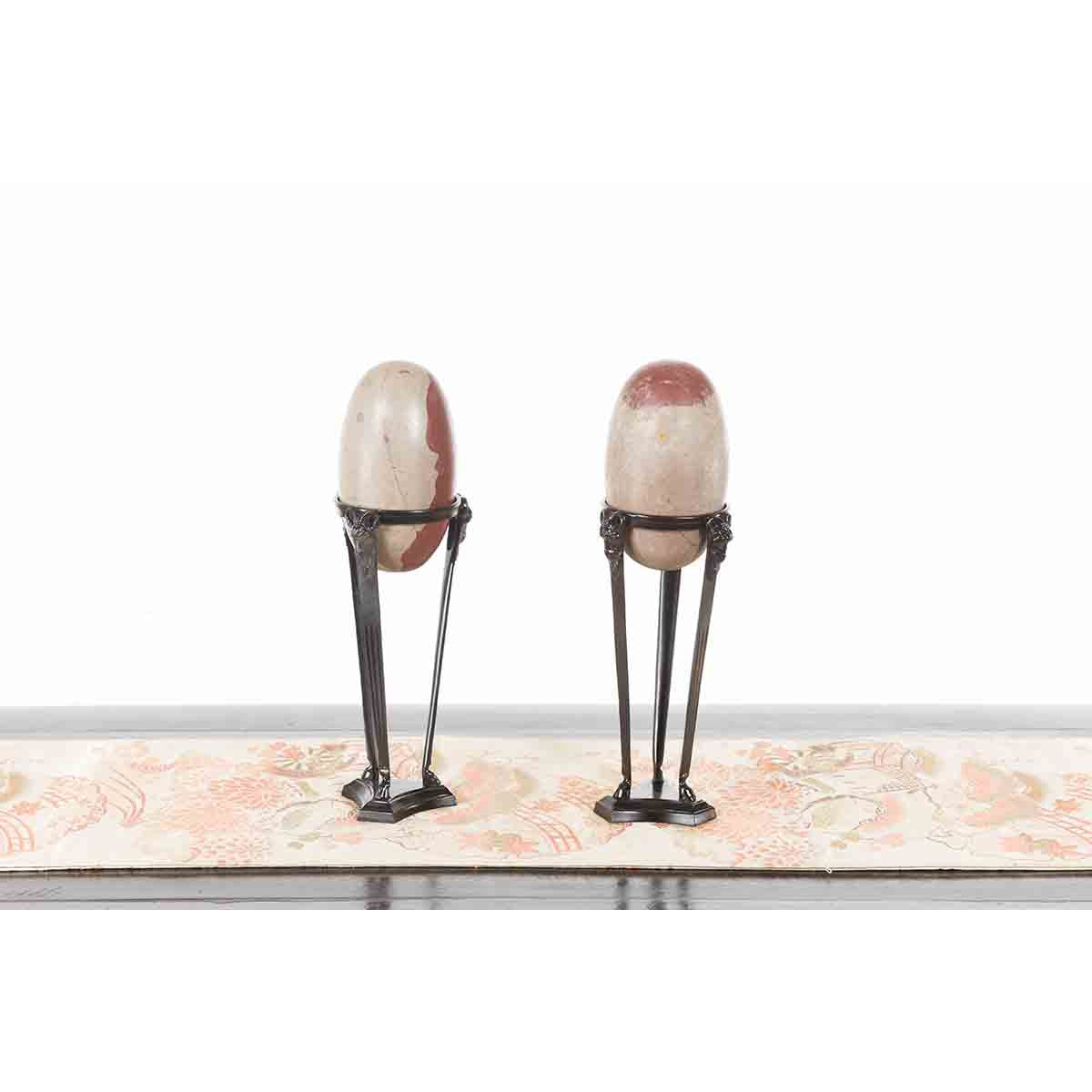 Pair of Two-Toned Shiva Lingam Stones from the Narmada River-11. Asian & Chinese Furniture, Art, Antiques, Vintage Home Décor for sale at FEA Home