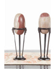 Pair of Two-Toned Shiva Lingam Stones from the Narmada River-4. Asian & Chinese Furniture, Art, Antiques, Vintage Home Décor for sale at FEA Home