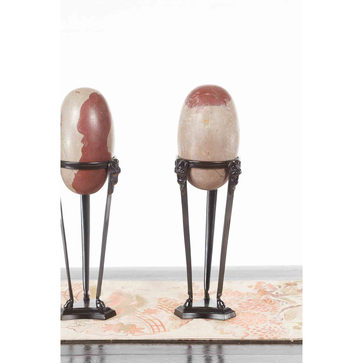 Pair of Two-Toned Shiva Lingam Stones from the Narmada River-5. Asian & Chinese Furniture, Art, Antiques, Vintage Home Décor for sale at FEA Home
