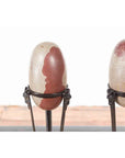 Pair of Two-Toned Shiva Lingam Stones from the Narmada River-7. Asian & Chinese Furniture, Art, Antiques, Vintage Home Décor for sale at FEA Home