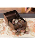 Assorted Shiva Lingam Stones from the Narmada River in Chest-9. Asian & Chinese Furniture, Art, Antiques, Vintage Home Décor for sale at FEA Home